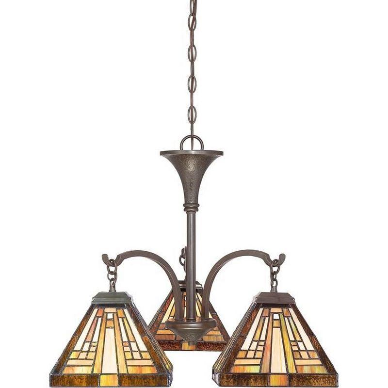 Quoizel Lighting Stephen 3 - Light Chandelier in  Vintage Bronze