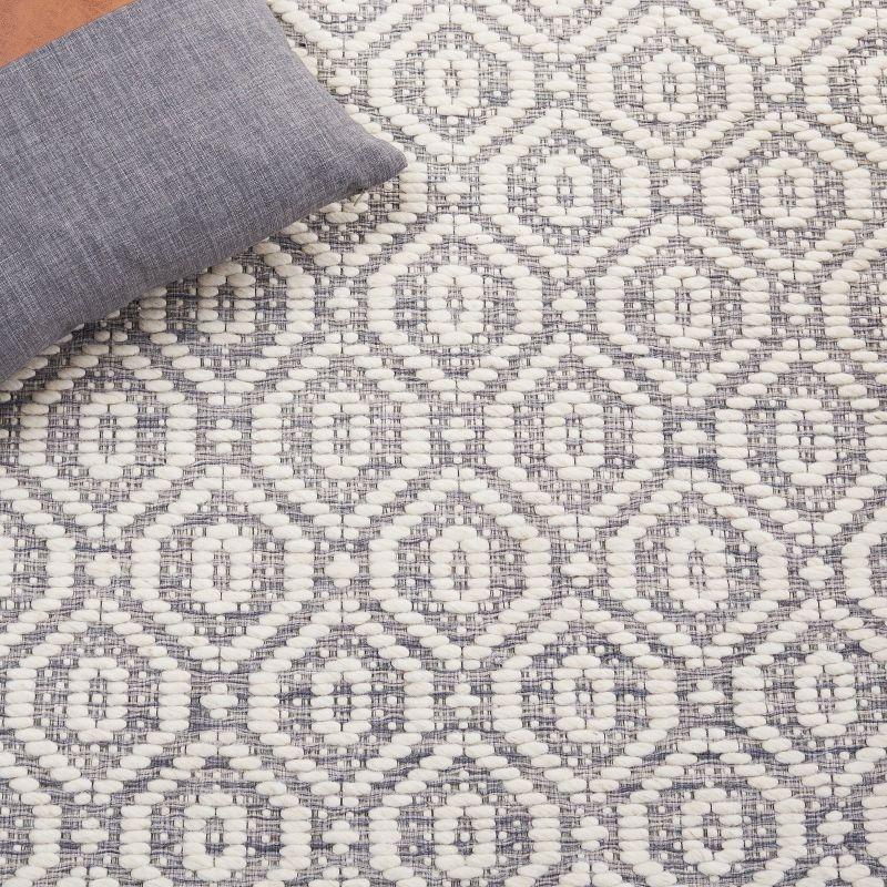 Marbella MRB325 Hand Woven Area Rug - Grey/Ivory - 8'x10' - Safavieh.