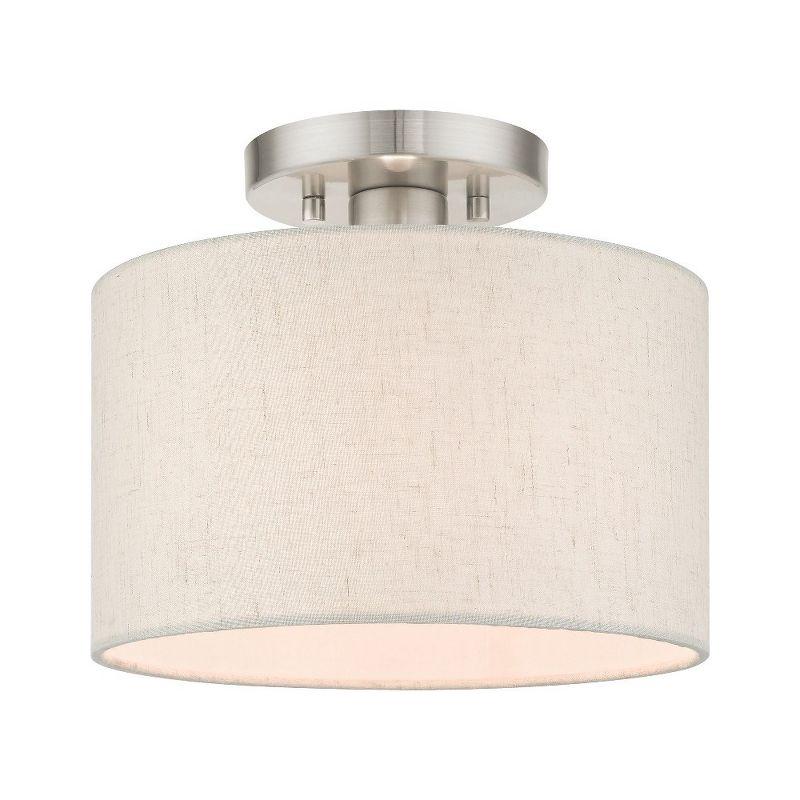 Zipcode Design™ Darian Fabric Semi Flush Mount