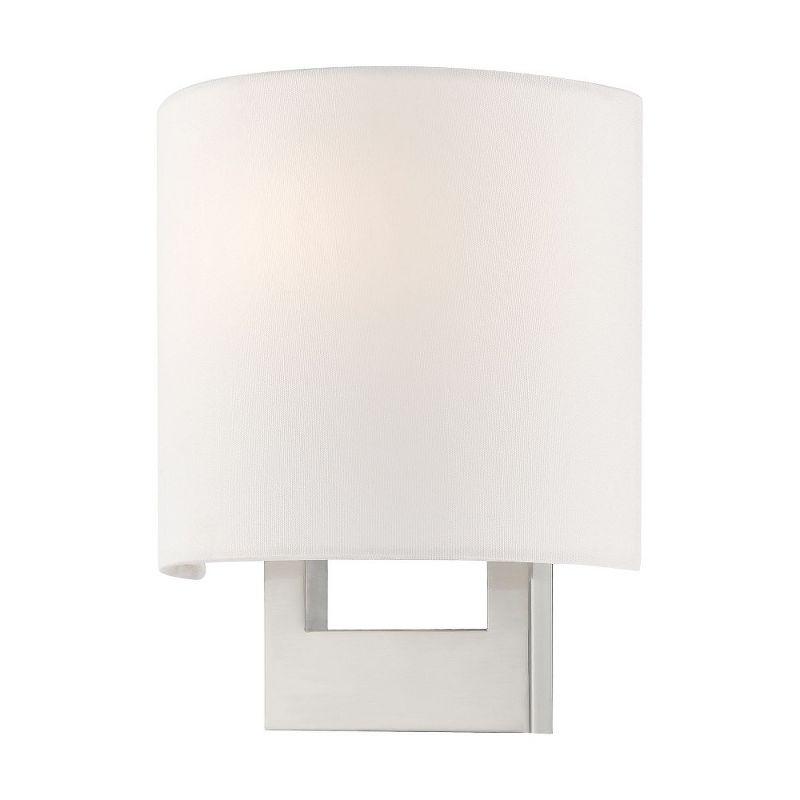 Livex Lighting Hayworth 1 - Light Wall Light in  Brushed Nickel