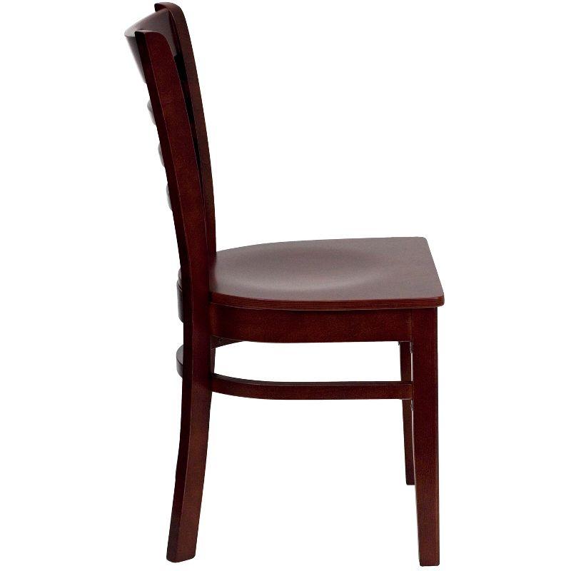 Red Barrel Studio® Ladder Back Wooden Restaurant Chair