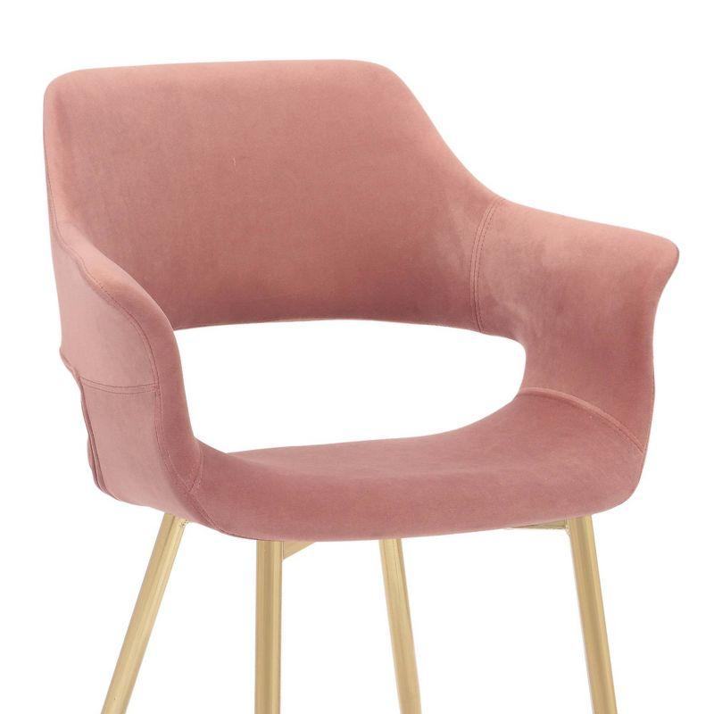 Gigi Velvet Metal Dining Room Chair - Armen Living