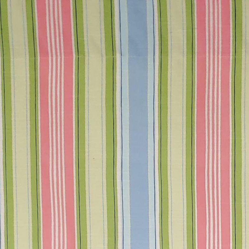 Striped Pointed 50'' W Window Valance Multi