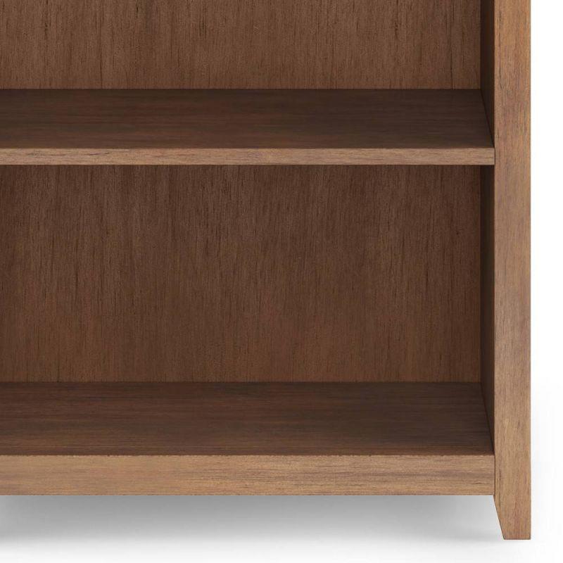 Simpli Home Amherst 30"W Solid Wood 5 Shelf Bookcase with Adjustable Shelves & Reviews | Wayfair