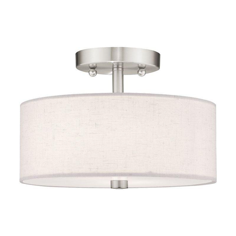 Livex Lighting Meridian 2 - Light Wall Light in  Brushed Nickel