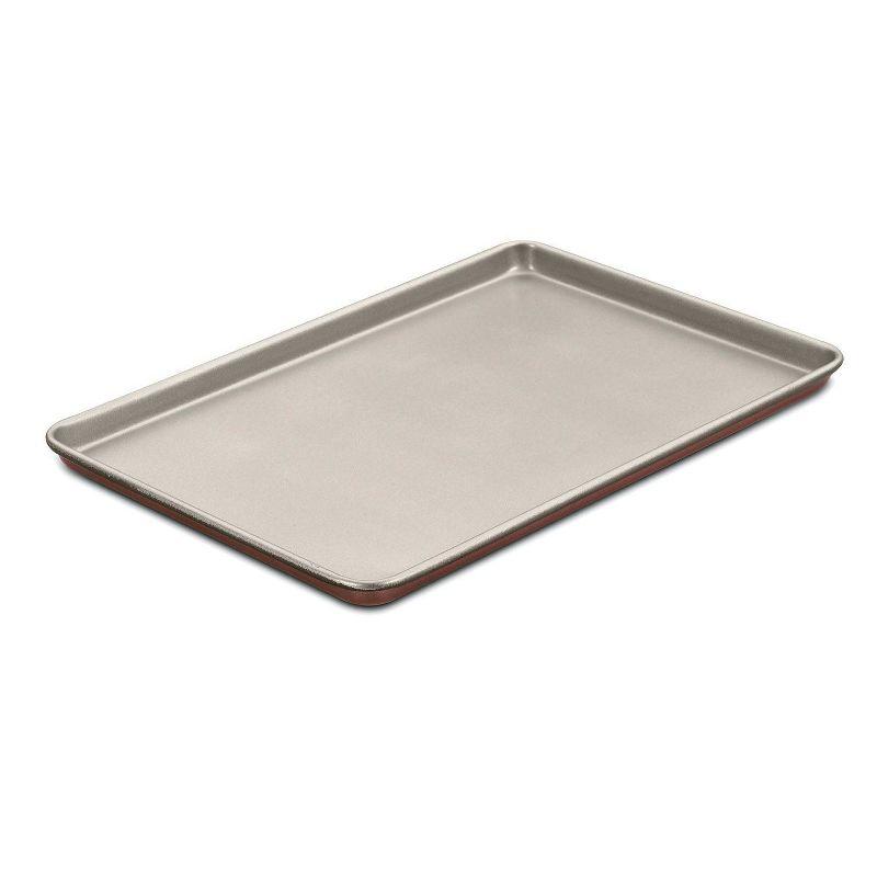 Cuisinart Chef's Classic 17" Non-Stick Bronze Color Baking Sheet - AMB-17BSBZ: Large Rimmed Cookie Sheet Pan