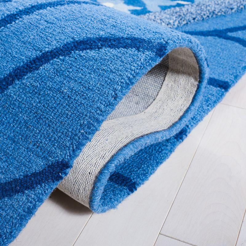 Fifth Avenue FTV127 Hand Tufted Area Rug - Blue/Ivory - 6'x9' - Safavieh.