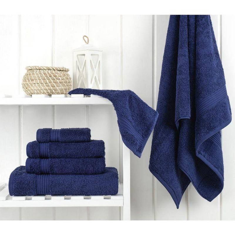 American Soft Linen Turkish Premium Quality 100% Cotton 6 Piece Towel Set, Soft Absorbent Quick Dry Bath Towels for Bathroom