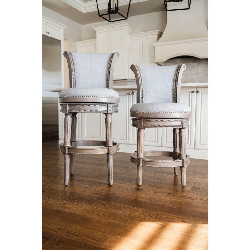 Maven Lane Maven Lane Pullman Stool with Fabric Upholstery