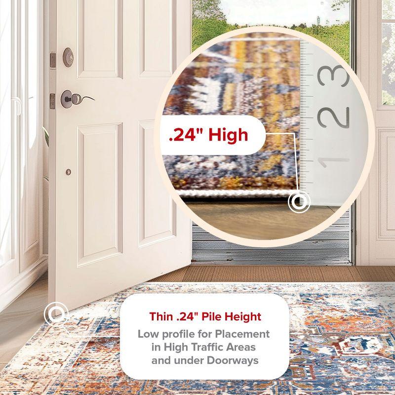Nuloom Harriet Oriental/Persian 2x6 Runner Indoor Area Rug for Living Room Bedroom Dining Room Entryway Hallway Kitchen, Ivory/Multicolor