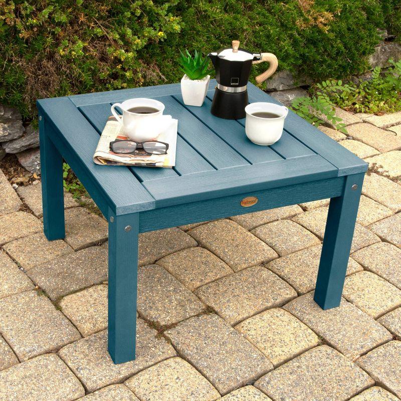 Adirondack Outdoor Side Table - Nantucket Blue - highwood: Poly Lumber, Fade & Weather-Resistant, 12-Year Warranty