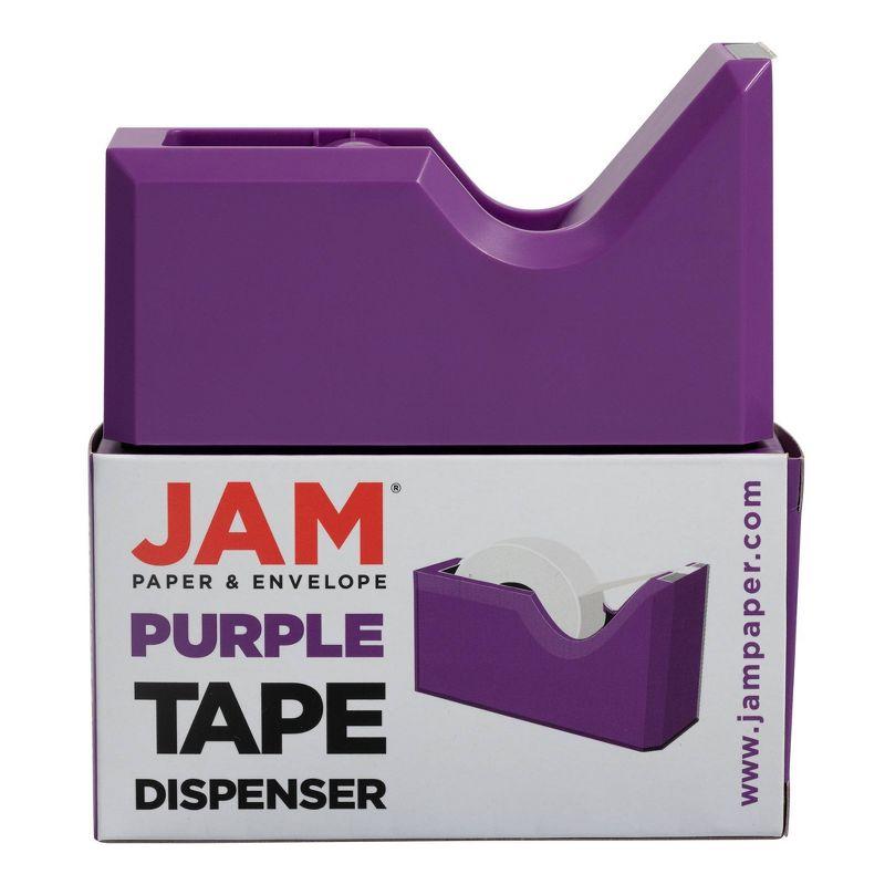 JAM Paper Colorful Desk Tape Dispensers - Purple