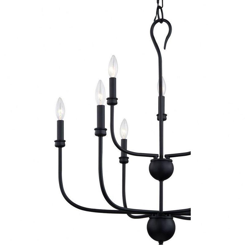 Quoizel Lighting  - Blanche - 9 Light Chandelier in Matte Black