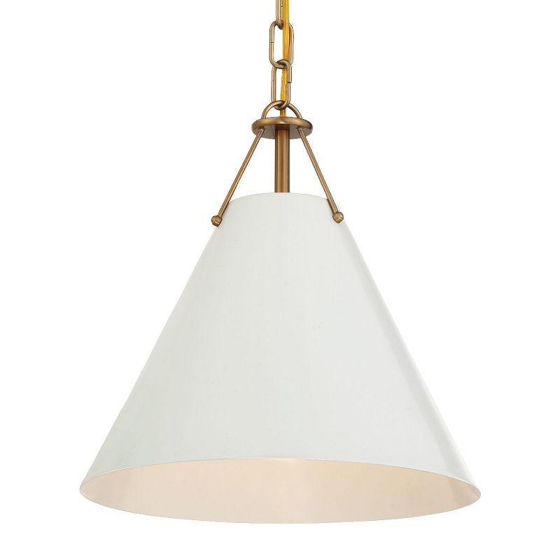 Crystorama Lighting Xavier 1 - Light Pendant in  Vibrant Gold