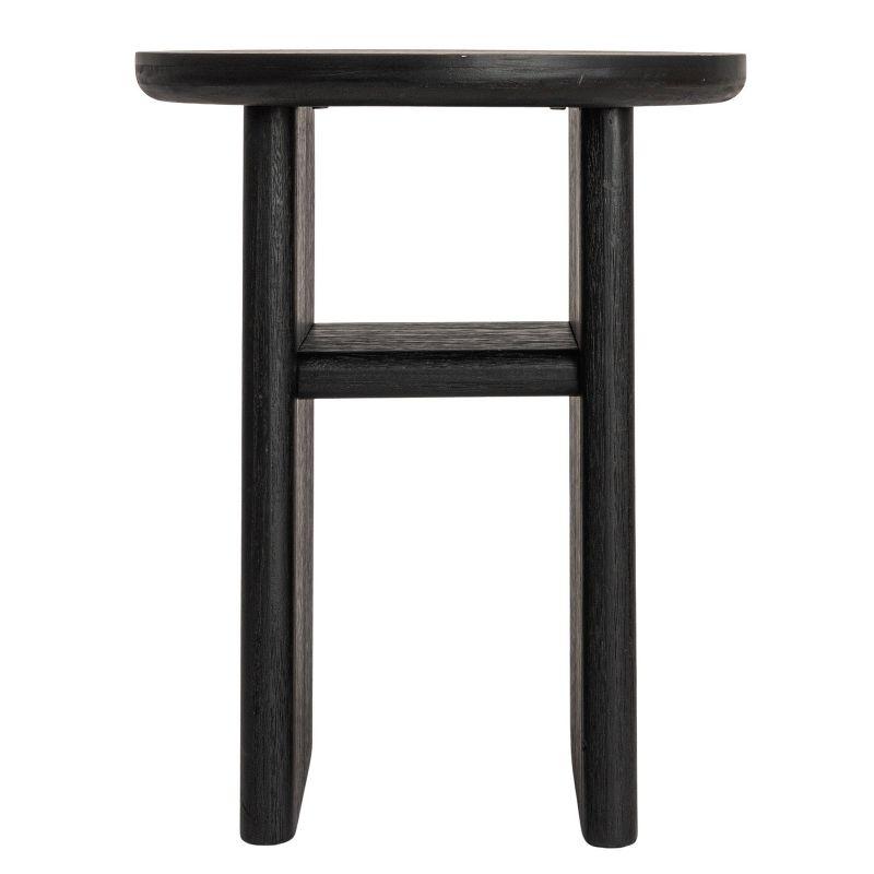 Storied Home Firwood Side Table Black