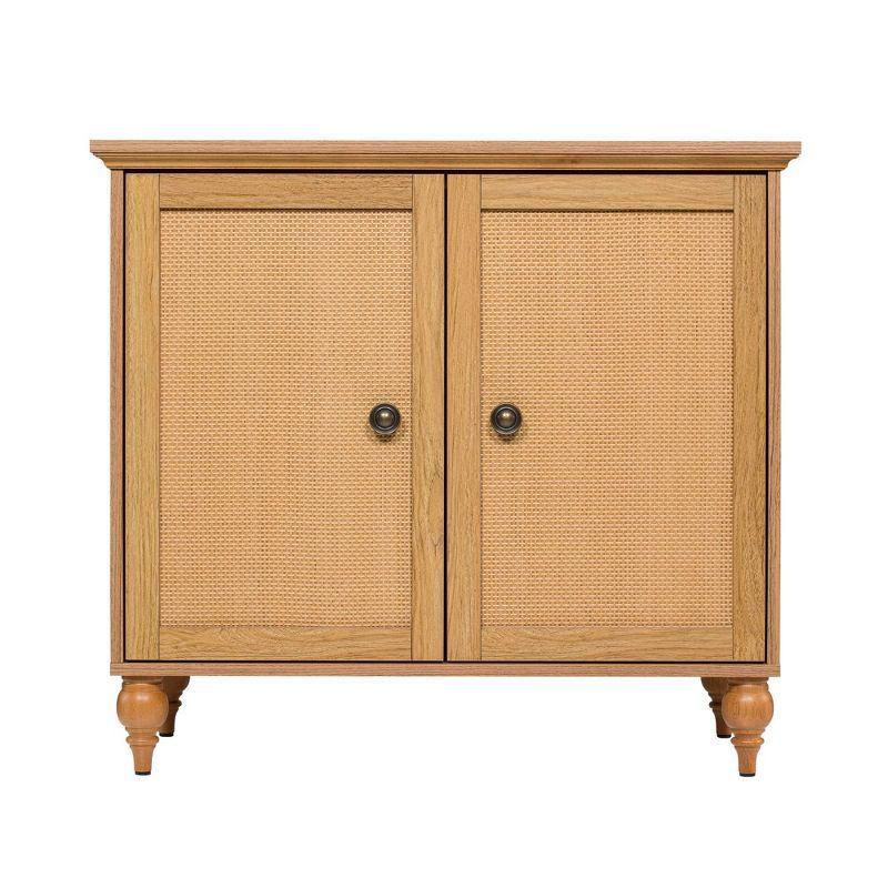Sango Sango Newcomb Solid Wood 30.04'' Tall 2 - Door Accent Cabinet, Adjustable Shelf