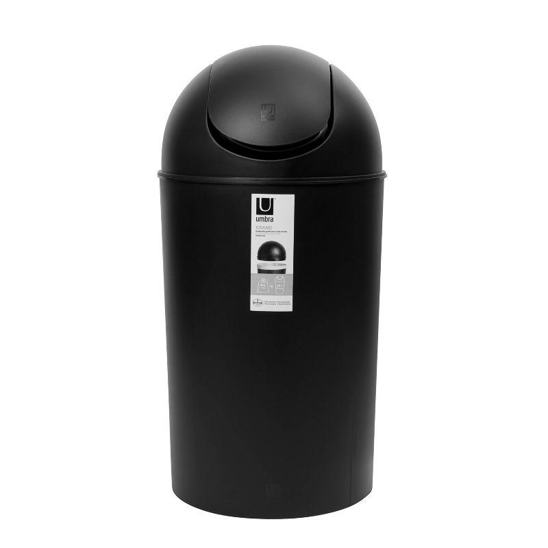 Plastic Swing Top Trash Can - 10 Gallons