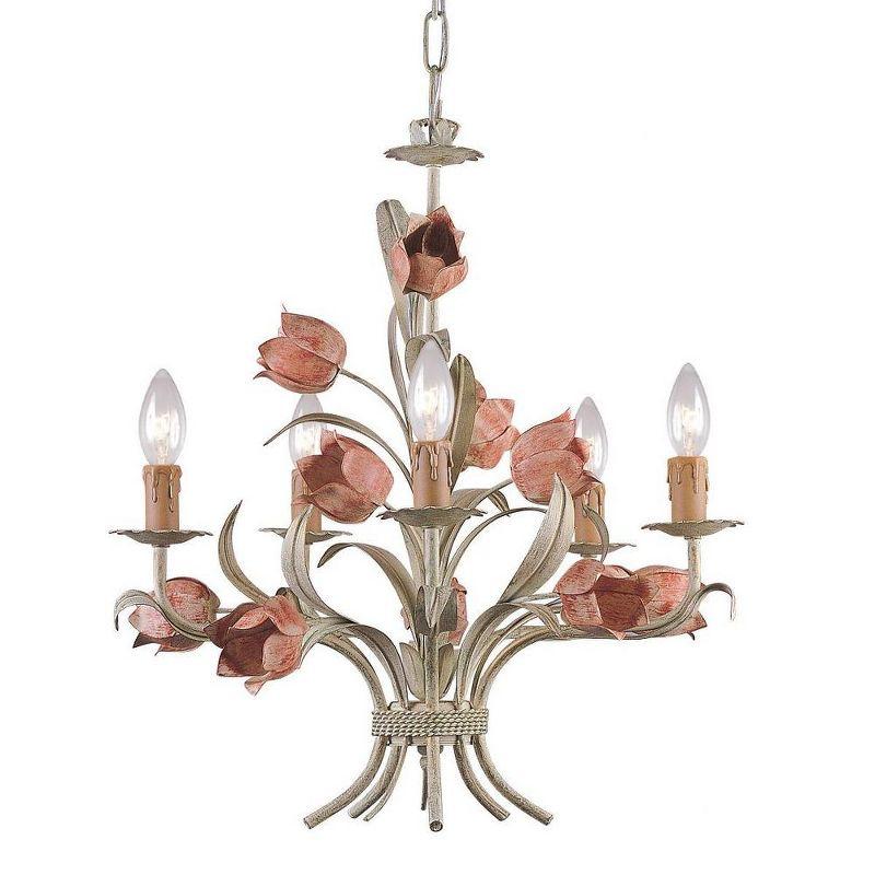 Crystorama Lighting Southport 5 - Light Chandelier in  Sage Rose