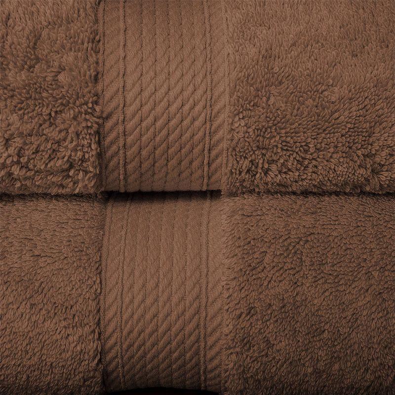 Luxury Cotton Heavyweight Ultra-Plush Bath Towel Set of 2, Charcoal - Blue Nile Mills