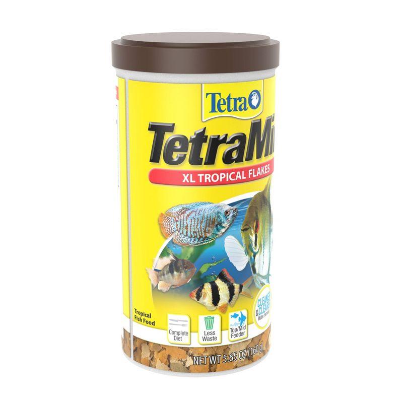 Tetra Tropical Large Flakes Nutritionally Balanced Fish Flavor Dry Fish Food - 5.65oz