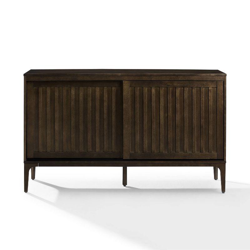 Asher 54" Dark Brown Mid-Century Modern Sideboard