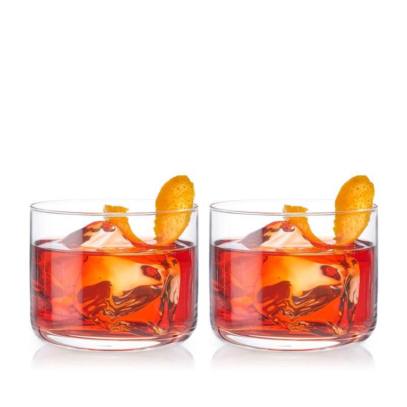 Viski Raye Crystal Negroni Glasses (Set of 2)