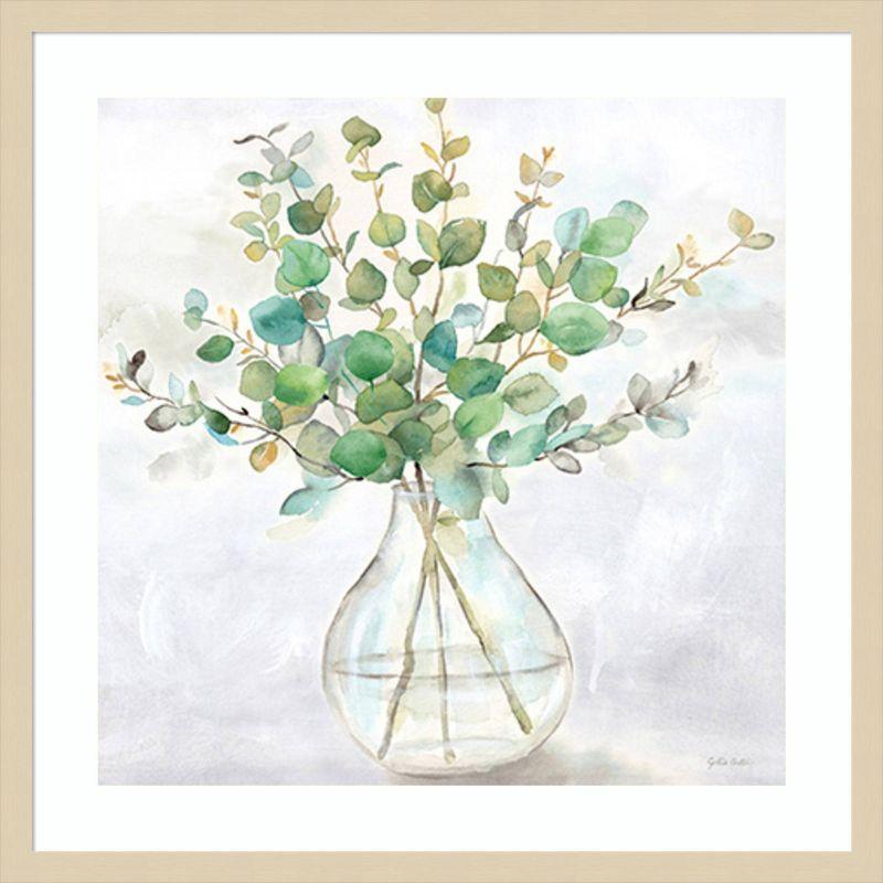 Amanti Art Eucalyptus Vase II by Cynthia Coulter Framed Wall Art Print