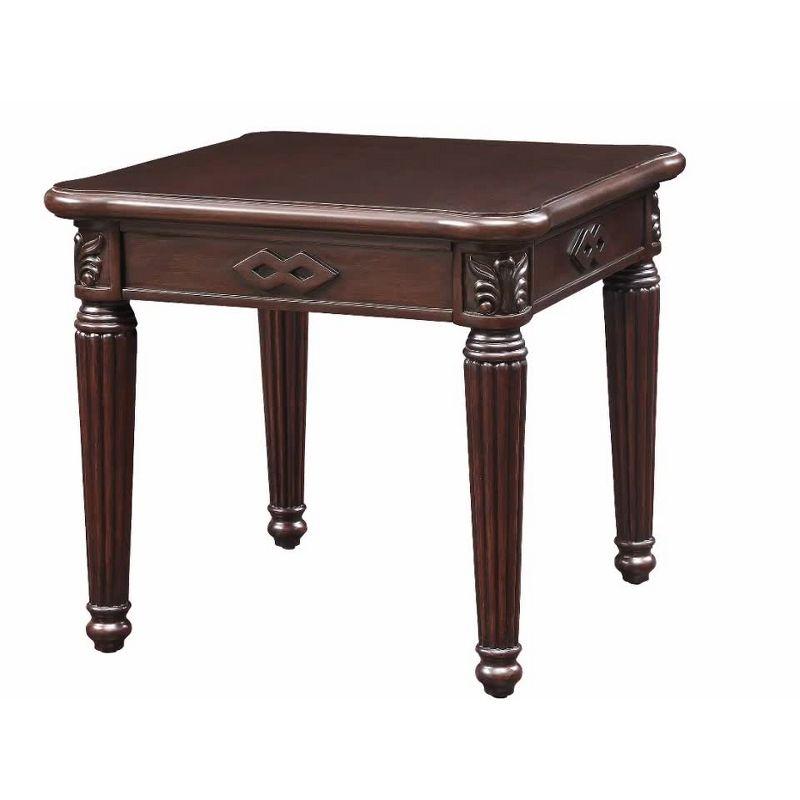 Vomoldrot Traditional Walnut Finish Rectangular End Table