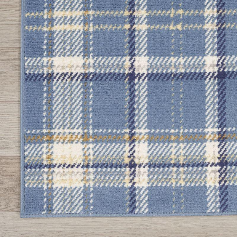 Nourison Grafix Contemporary Plaid Area Rug