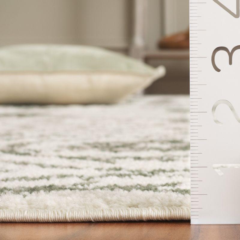 Adirondack ADR114 Machine Made Indoor Area Rug - Ivory/Dark Green - 9'x12' - Safavieh