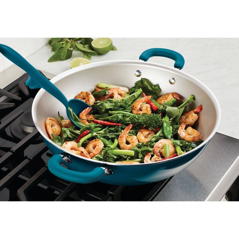 Rachael Ray Rachael Ray Create Delicious Nonstick Induction Wok, 14.25 Inch