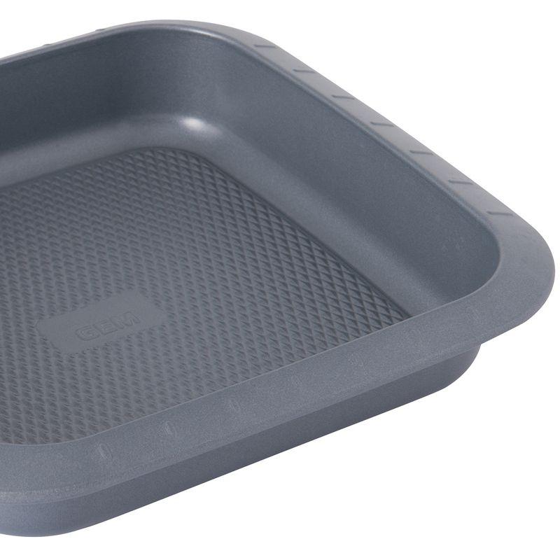 Gem 11" Gray Non-Stick Square Cake Pan