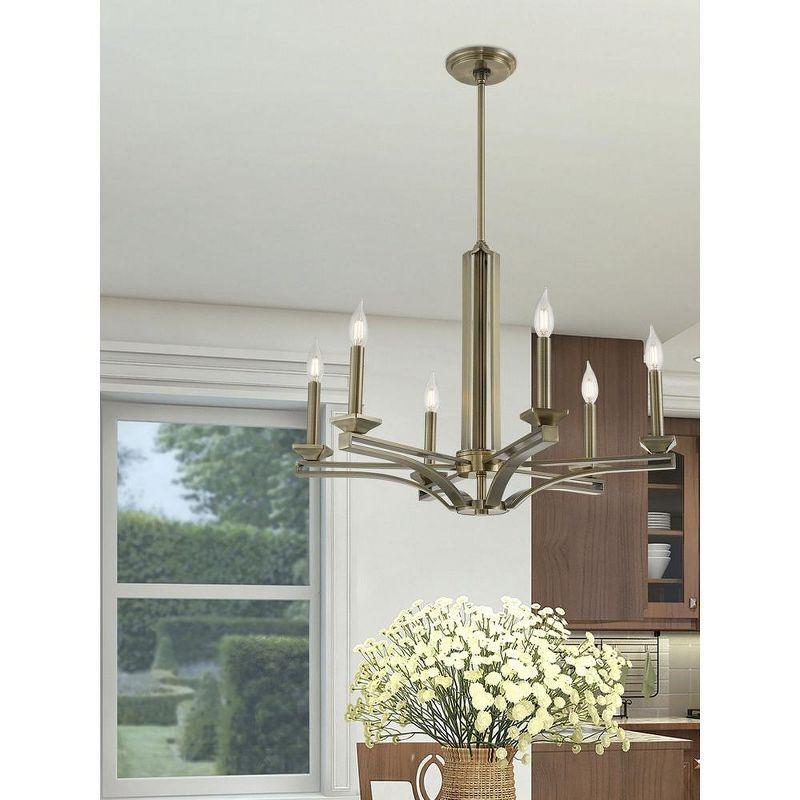 Livex Lighting Trumbull 6 - Light Chandelier in  Antique Brass