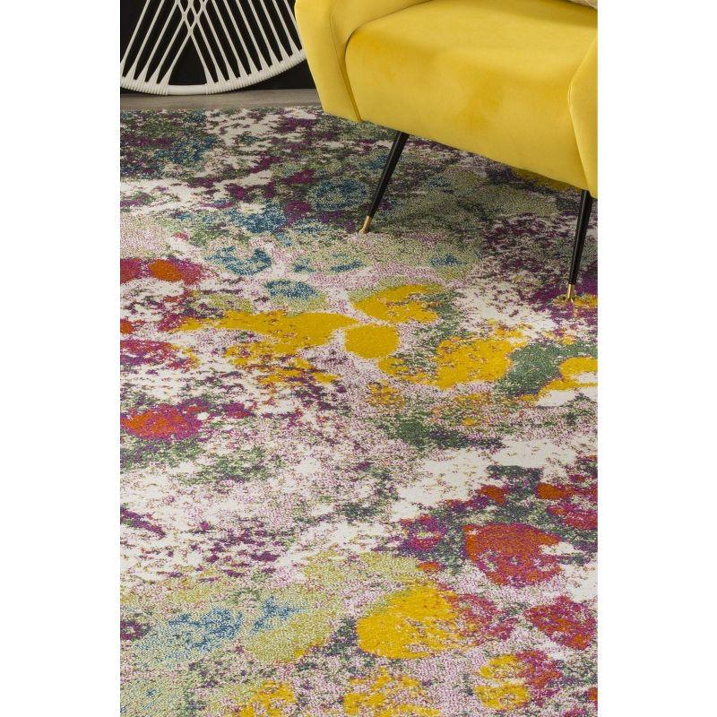 Watercolor WTC696 Power Loomed Indoor Accent Rug - Light Green/Rose - 2'7"x5' - Safavieh