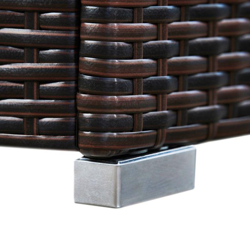 Outdoor PE Rattan & Wicker Propane Tank for 20-lb. tanks Cover Table