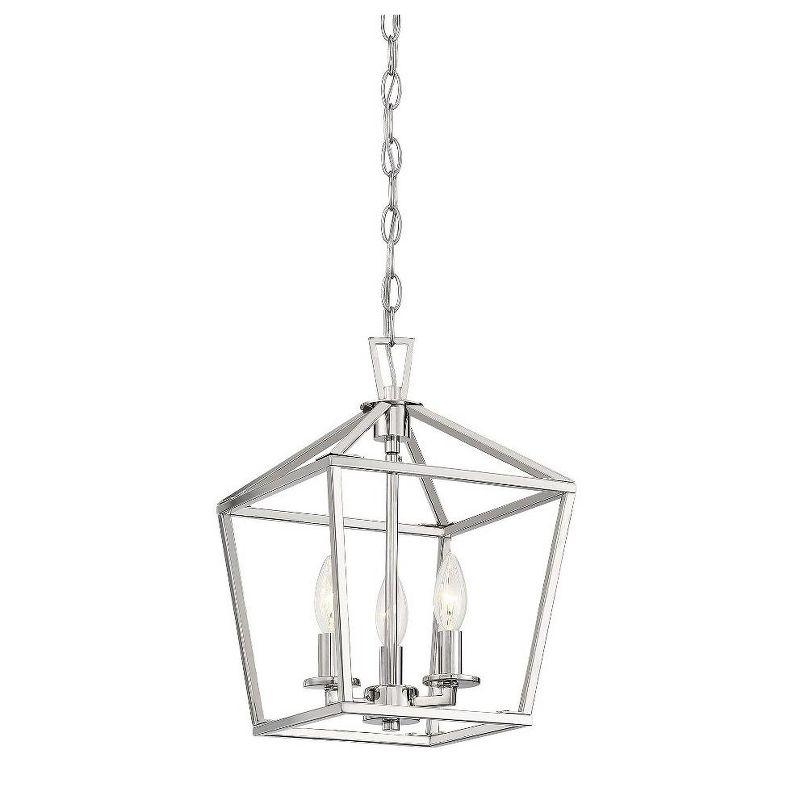 Savoy House Townsend 3 - Light Chandelier in  Polished Nickel