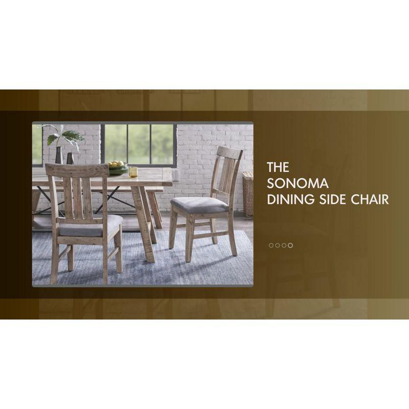 Ink+Ivy Sonoma Dining Bench Natural: Mid-Century Modern Pine & Metal Frame, Seats 2, 400lb Capacity