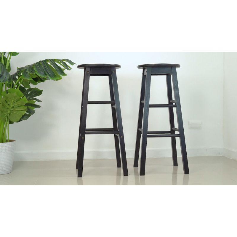 Solid Wood Accent Stool