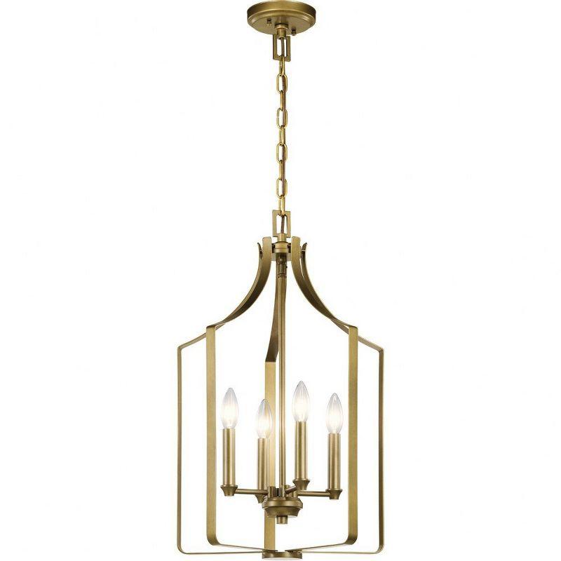 Kichler Lighting Morrigan 4 - Light Chandelier in  Natural Brass