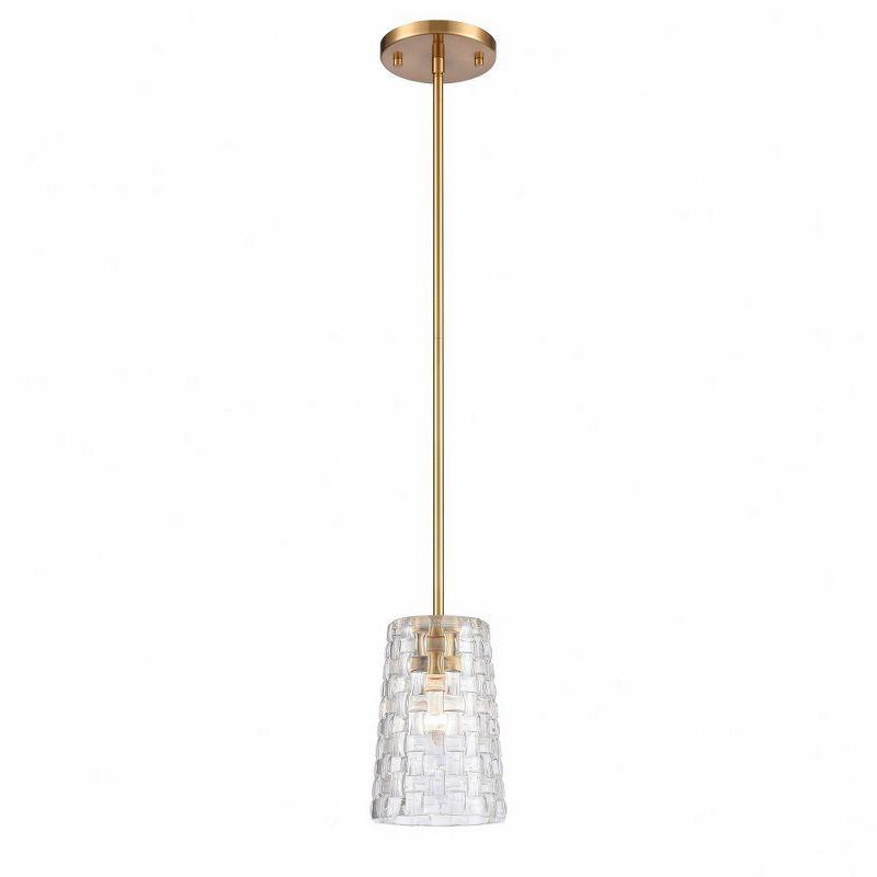 Elk Home Lightweave 1 - Light Pendant in  Satin Brass