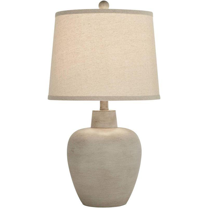 Regency Hill Emeril 23 1/2" High Urn Small Southwest Accent Table Lamps Set of 2 Living Room Bedroom Bedside Nightstand House Kitchen Entryway Console