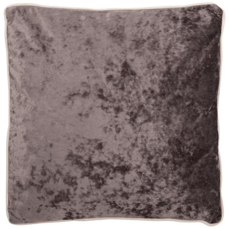 Darian Purple Velvet Square Decorative Pillow