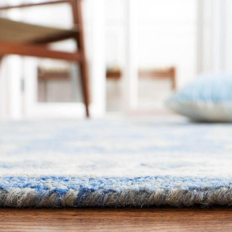 Micro-Loop MLP536 Hand Tufted Indoor Area Rug - Blue/Ivory - 9'x12' - Safavieh