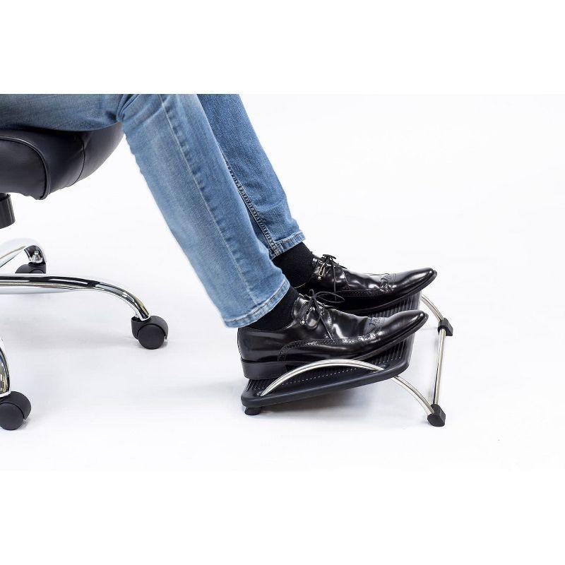 Mount-It! Tilting Footrest Under Desk | Ergonomic Office Foot Rest Adjustable | Computer Desk Foot Support | Large Platform Elevated Office Footrest