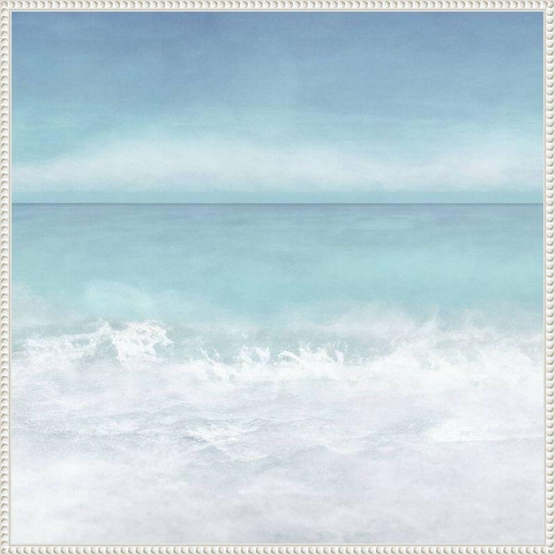 Amanti Art Tranquil Ocean Waves Beach II by Christine Zalewski Framed Wall Art Print