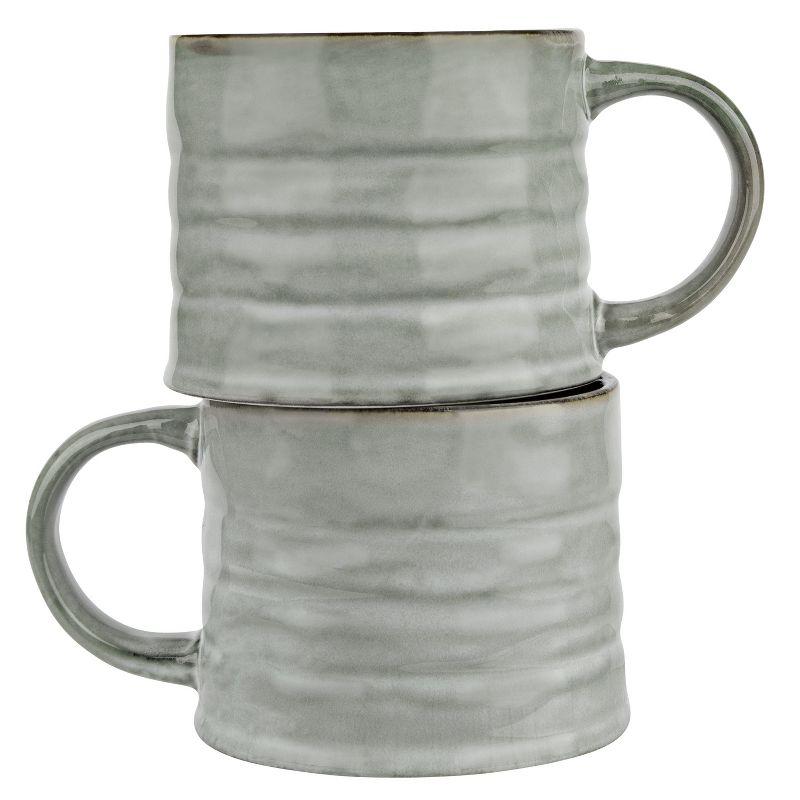 kook Kook 20 Oz. Glazed Coffee Mugs (Set of 2)