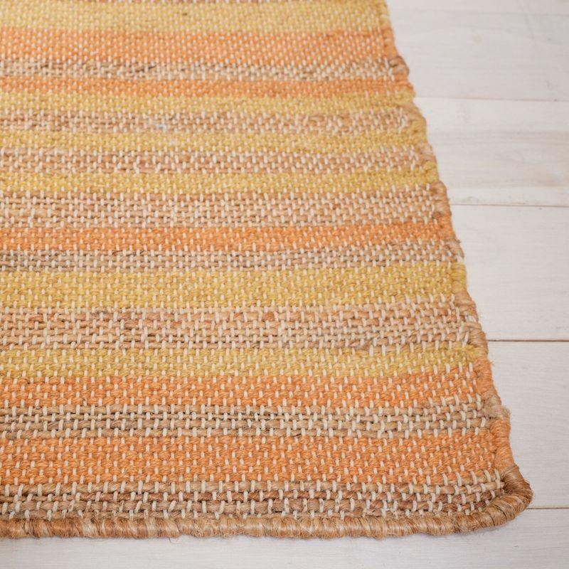 Highland Dunes Grice Hand Woven 50% Jute, 50% Wool Striped Rug