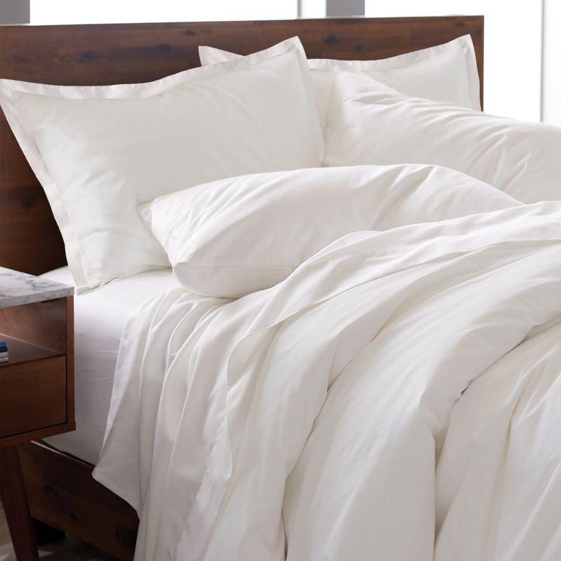 EJ Classic Premium 100% Cotton Duvet Cover Set, Breathable, Crisp, and Cool