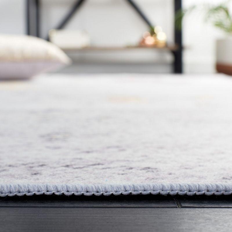 Tacoma TAC803 Power Loomed Machine Washable Area Rug - Grey/Gold - 6'x9' - Safavieh.