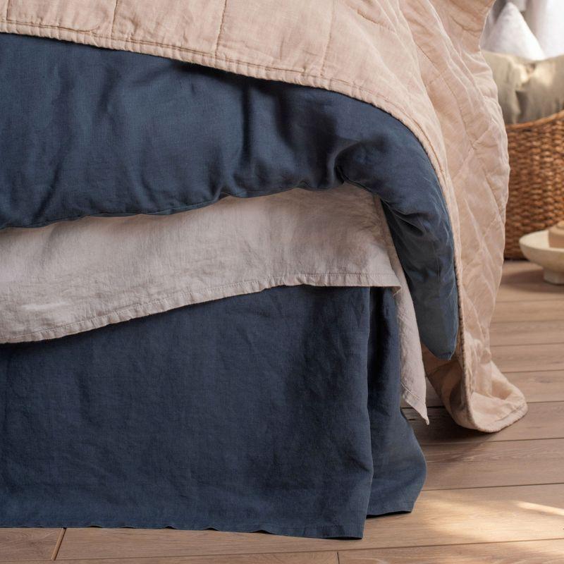 100% French Linen Bedskirt | BOKSER Home